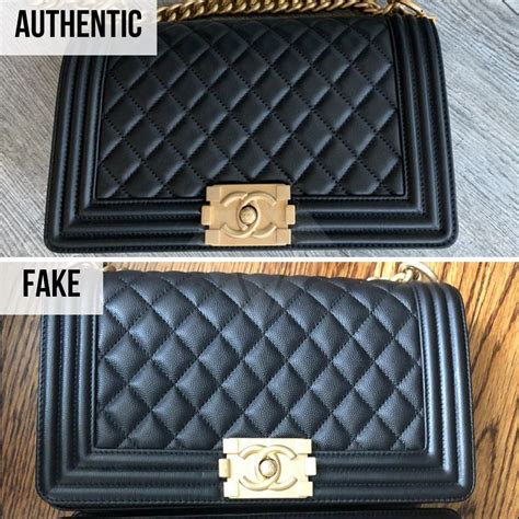 fake chanel boy bag vs real|how to authenticate chanel bag.